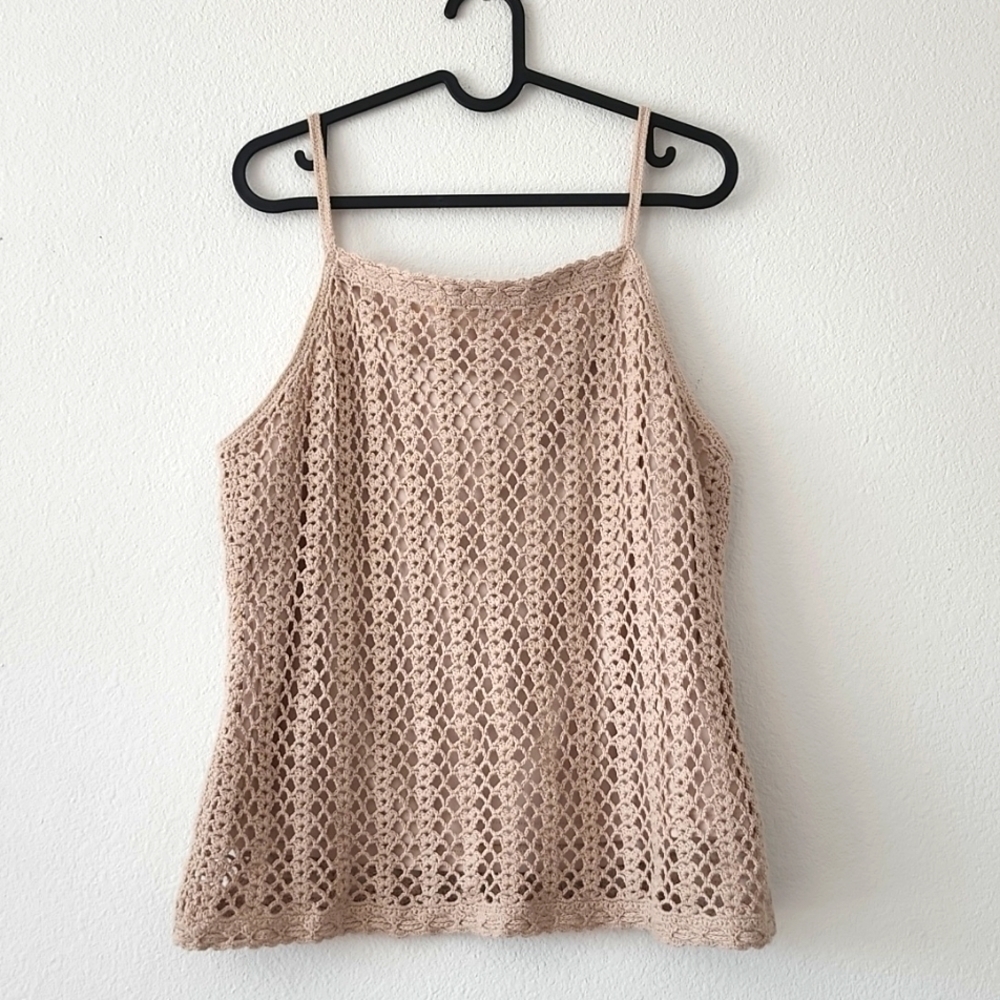 Spiegel crochet tank top Cottagecore Peasant Prairie